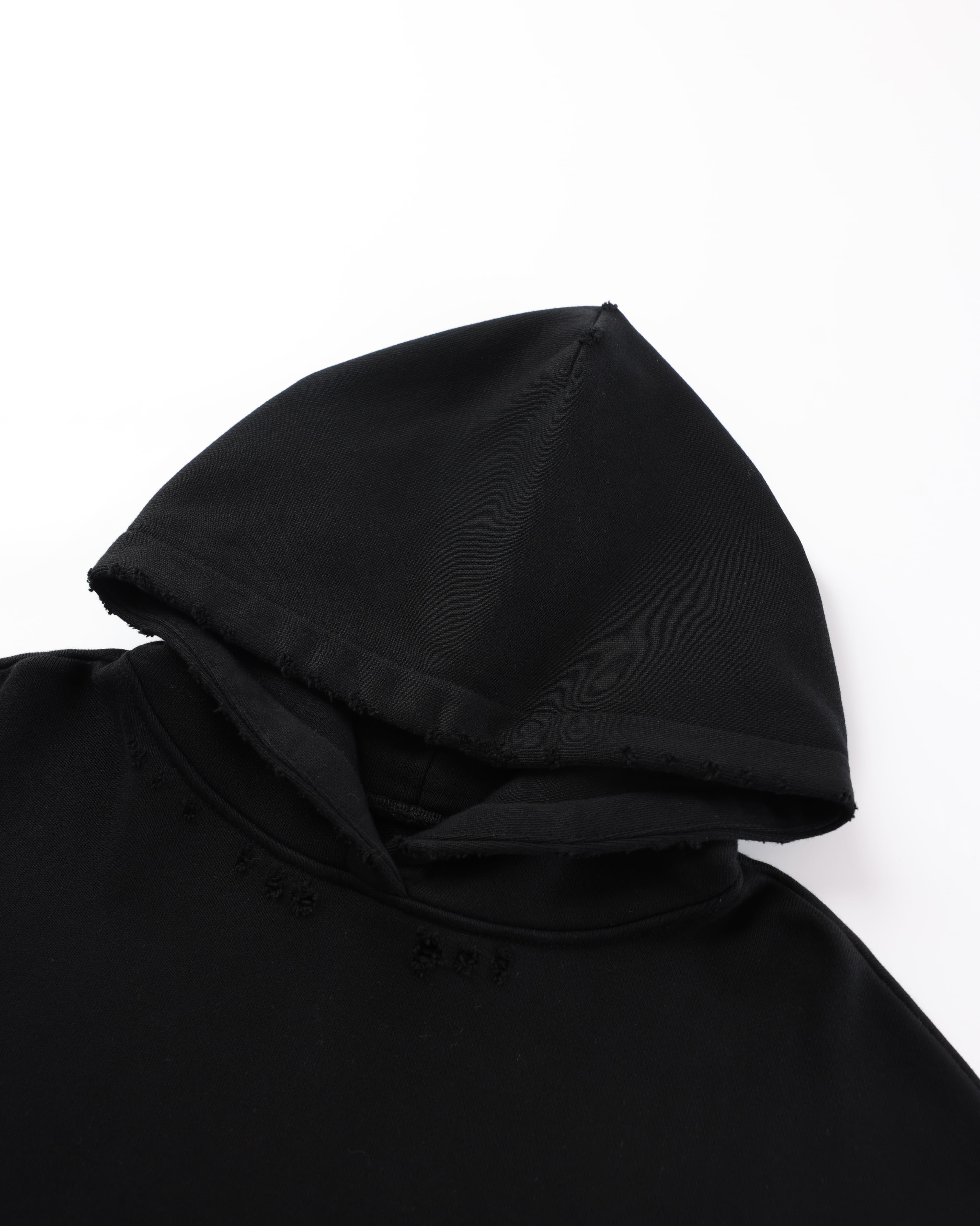"Local Narcissist" Pullover Hoodie — Black — view 5